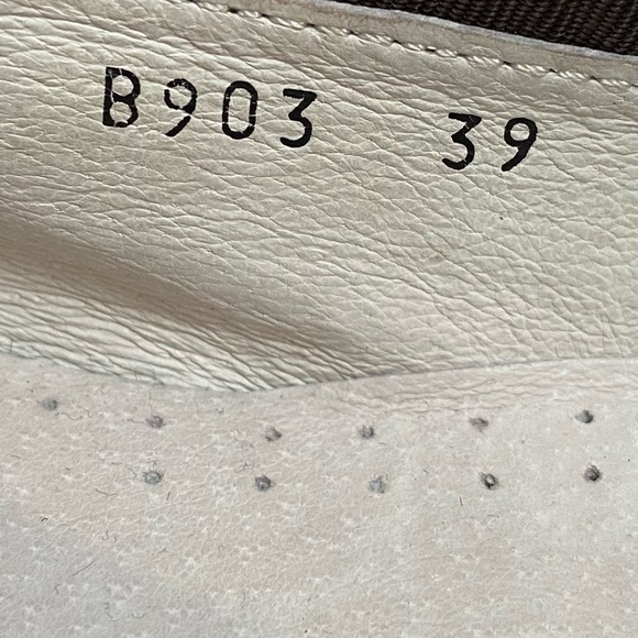 Calzoleria Tuscana Handcrafted Brown Leather Ballet Flat w/ Rosettes Size 8 - Picture 5 of 11